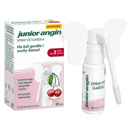 Junior-angin spray do gardła, 20 ml