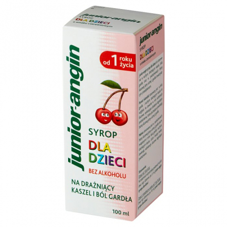 Junior-angin syrop (smak czereśnia) 100 ml