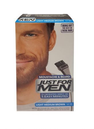 Just For Men Żel do wąsów i brody / jasny/średni brąz M30