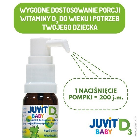 Juvit Baby D3 krople, 10 ml