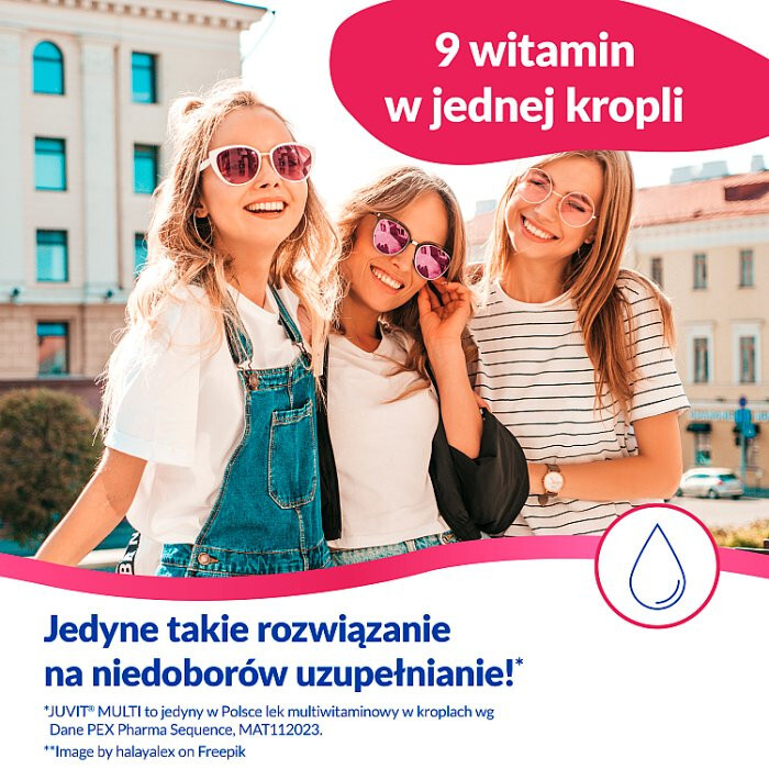 Juvit Multi krople 10 ml / Witaminy dla dzieci
