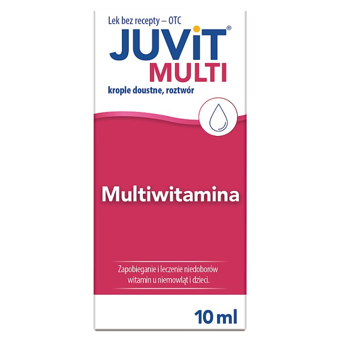 Juvit Multi krople 10 ml / Witaminy dla dzieci