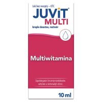 Juvit Multi krople 10 ml / Witaminy dla dzieci