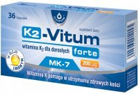 K2-Vitum Forte 200 ug kapsułki, 36 szt.