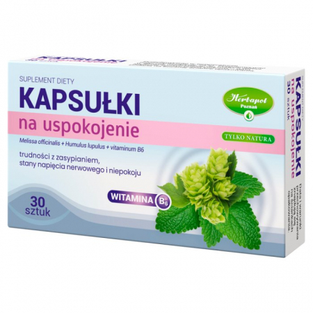 Kapsułki na uspokojenie 30 sztuk