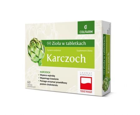 Karczoch 60 tabletek powlekanych