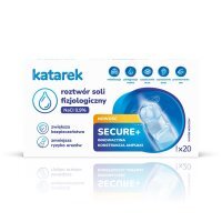 KATAREK Secure+ roztwór soli fizjologiczny NaCI 0,9% 20×5 ml