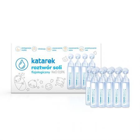 Katarek sól fizjologiczna NaCl 0,9% 10 ampułek po 5 ml
