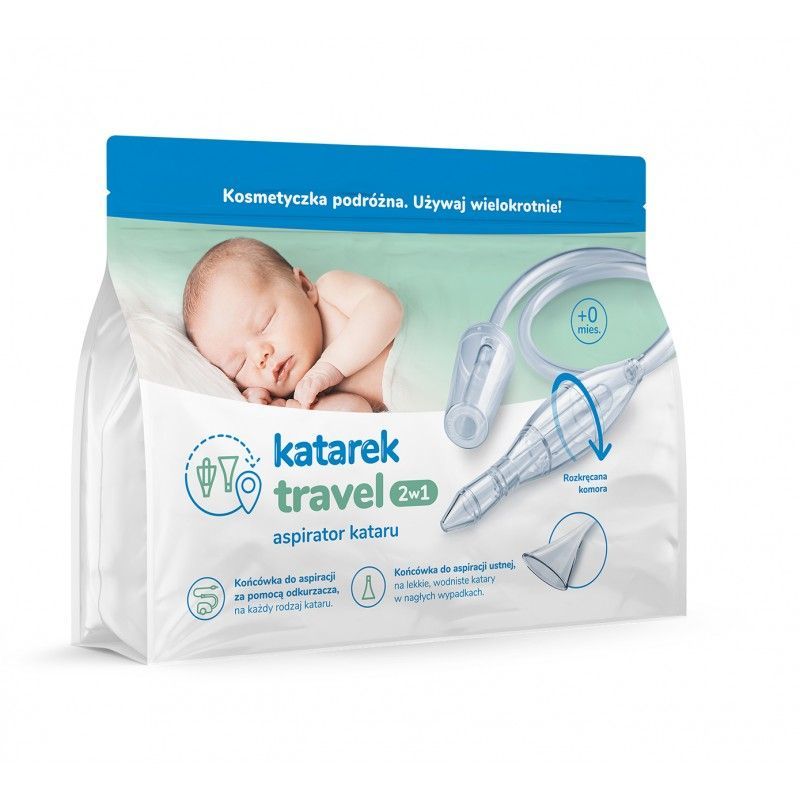 KATAREK Travel 2 w 1 Aspirator kataru 1 szt.