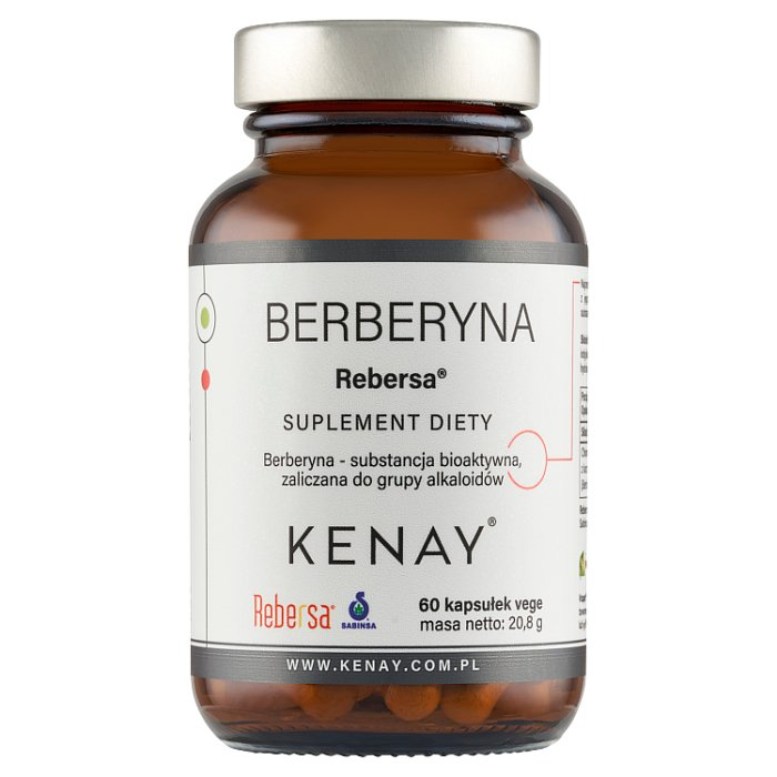 Kenay Berberyna Rebersa kapsułki, 60 szt.