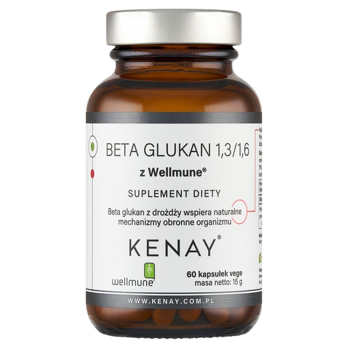 KENAY Beta glukan 1,3/1,6 60 kapsułek