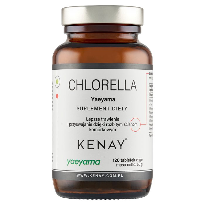 Kenay Chlorella kapsułki, 120 szt.