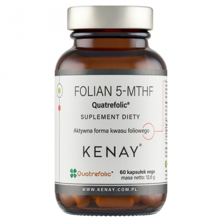 KENAY Folian 5-MTHF Quatrefolic 60 kapsułek