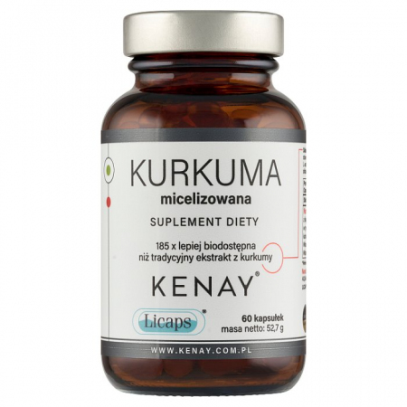 KENAY Kurkuma micelizowana 60 kapsułek