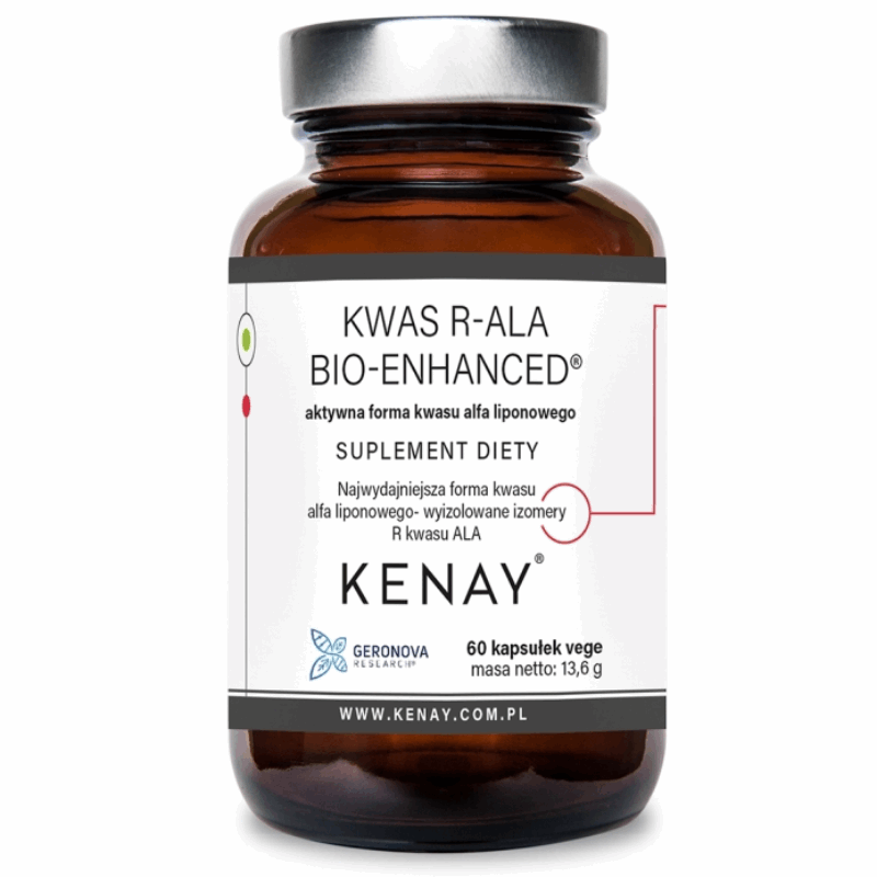 Kenay Kwas R-ALA Bio-Enhanced kapsułki, 60 szt.