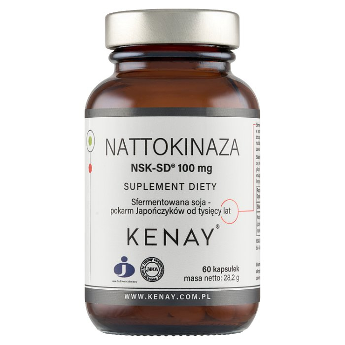KENAY Nattokinaza NSK-SD 100 mg 60 kapsułek