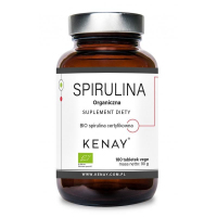 Kenay Spirulina organiczna w tabletkach, 180 szt.