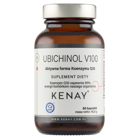 Ubichinol V100 aktywna forma koenzymu Q-10 kapsułki, 60 szt.