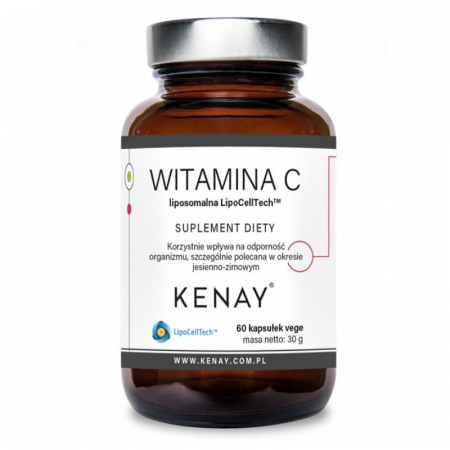 Kenay Witamina C Liposomalna kapsułki, 60 szt.