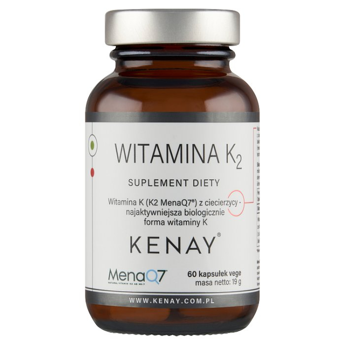 KENAY Witamina K2 Mena Q7 z ciecierzycy 60 kapsułek