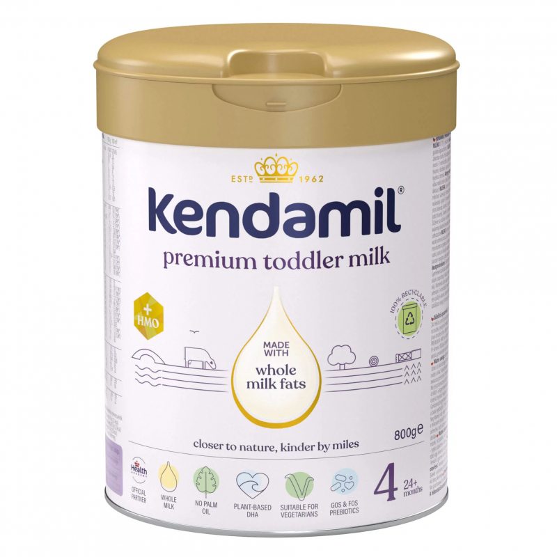 Kendamil Premium 4 HMO+ mleko następne typu junior po 2. roku życia, 800 g