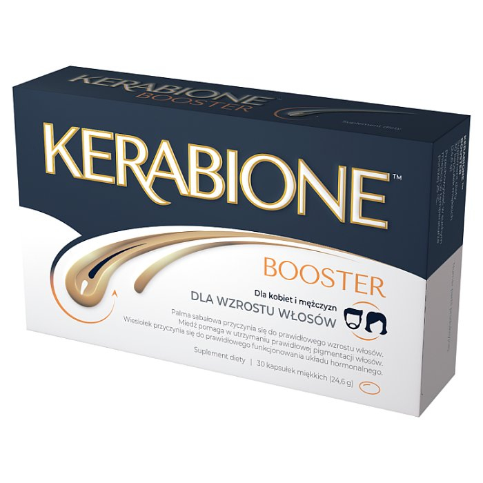 Kerabione Booster kapsułki na wzrost włosów, 30 szt.