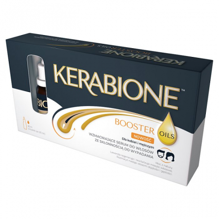 Kerabione Booster Oils wzmacniające serum do włosów wypadających 4 x 20ml