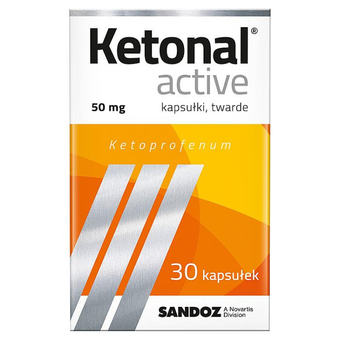 Ketonal Active 50 mg 30 kapsułek