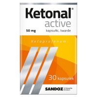 Ketonal Active 50 mg 30 kapsułek