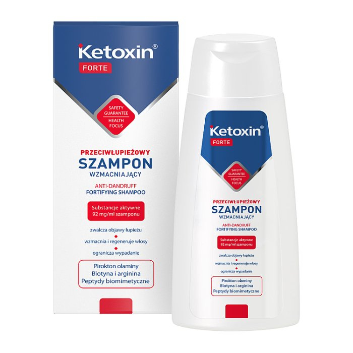 Ketoxin Forte szampon przeciwłupieżowy wzmacniający, 200 ml