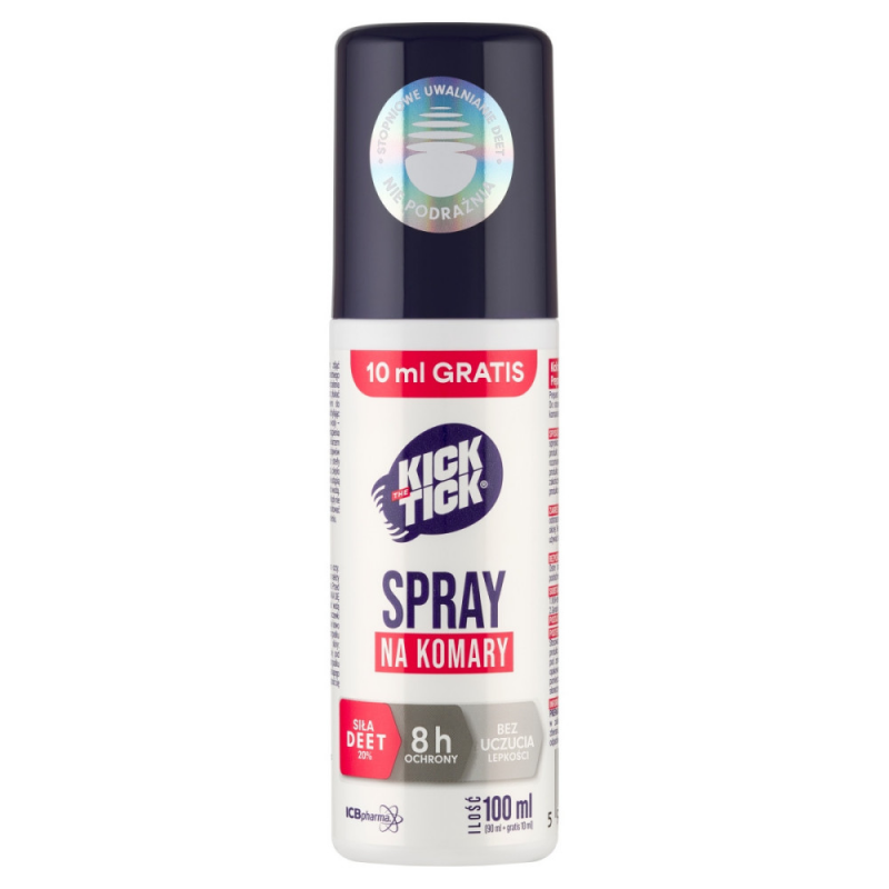 Kick The Tick Repellent spray na komary 20% DEET, 100 ml
