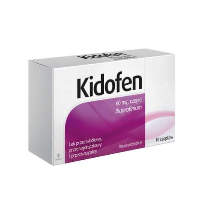 Kidofen 60 mg czopki przeciwbólowe, 10 szt.