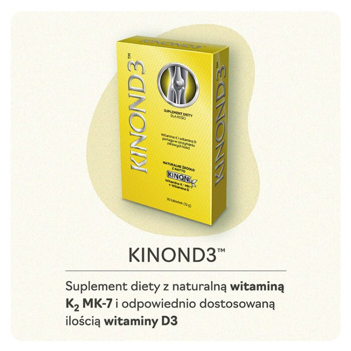 Kinon D3 2000 j.m. K2 MK-7 100 mcg 30 tabletek