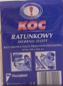 Koc ratunkowy-przeciwwstrząsowy 210cm x 160cm 1 szt.