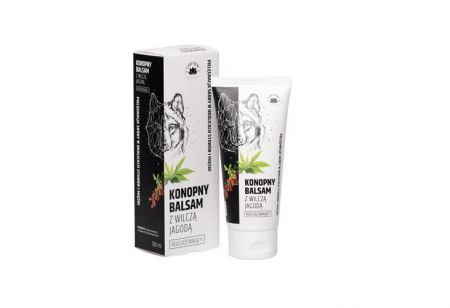 Konopny balsam z wilczą jagodą rozgrzewający 100 ml