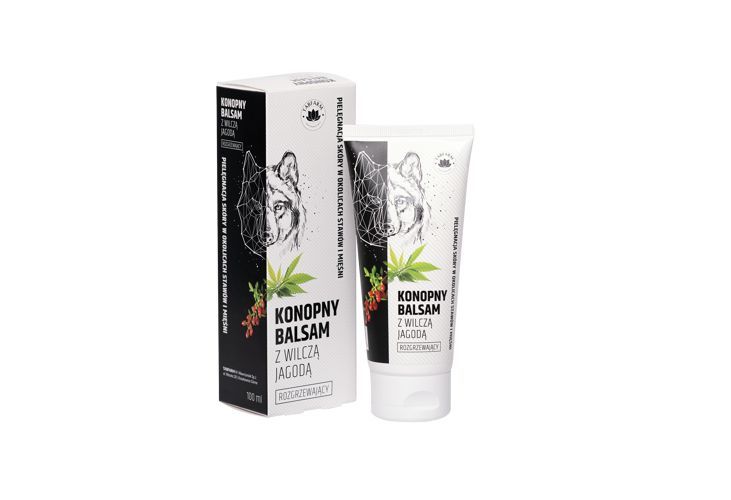 Konopny balsam z wilczą jagodą rozgrzewający 100 ml