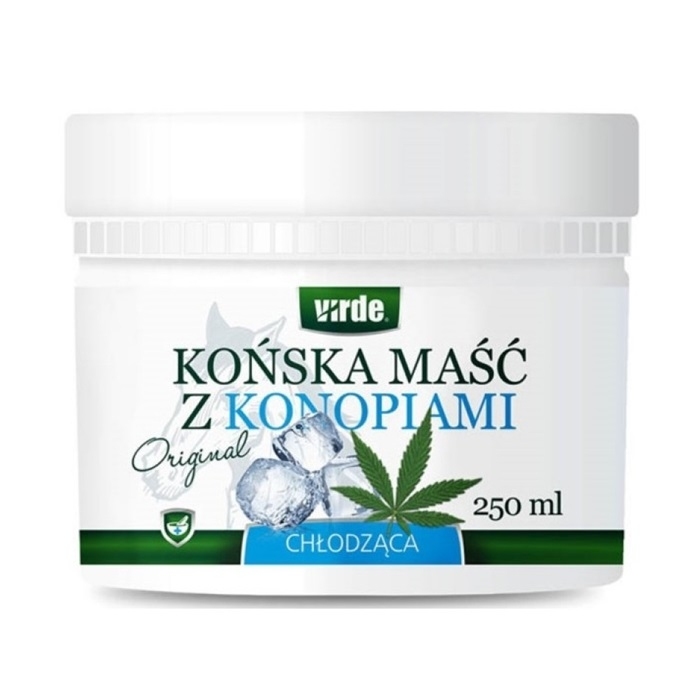 Końska maść chłodząca z konopiami, 250 ml