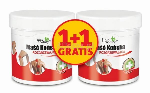 Linia Natury Maść końska rozgrzewająca, 2 x 250 ml