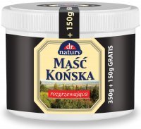Końska maść rozgrzewająca żel, 350 g + 150 g