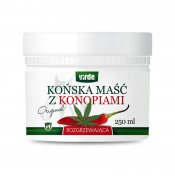 Końska maść rozgrzewająca z konopiami, 250 ml