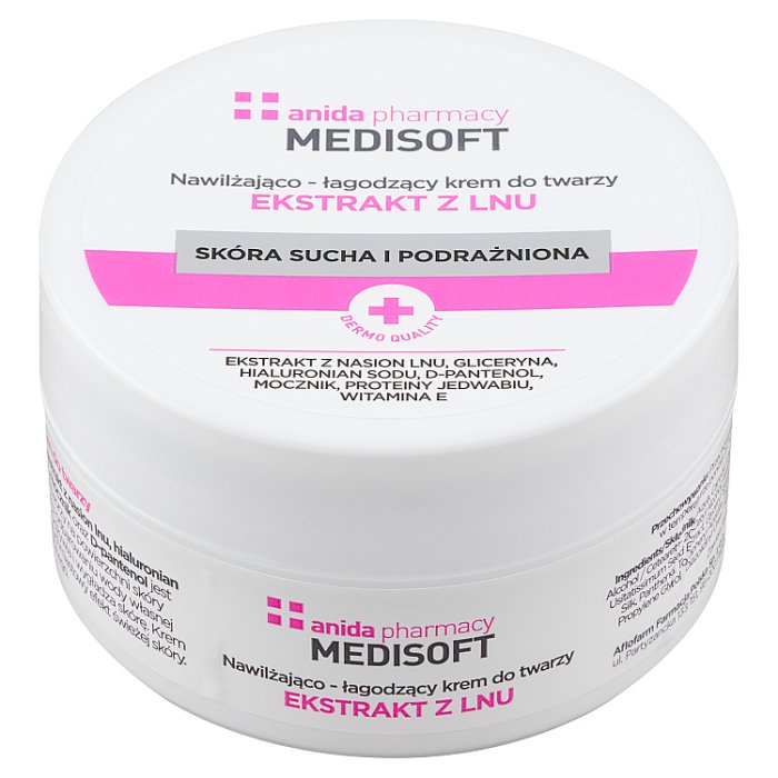 Anida łagodzący krem do rąk i paznokci kwiat lnu, 100 ml