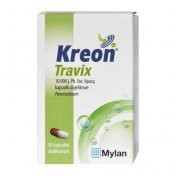 Kreon Travix 10 000 50 kapsułek dojelitowych / Trzustka