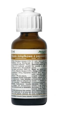 Krople żołądkowe z papaweryną 35 ml