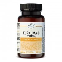 Kurkuma + z piperyną kapsułki, 90 szt.