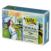 Kwas foliowy Vita tabletki, 90 szt.