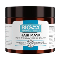 L'Biotica Biovax Keratyna + Jedwab Maska intensywnie regenerująca, 250 ml