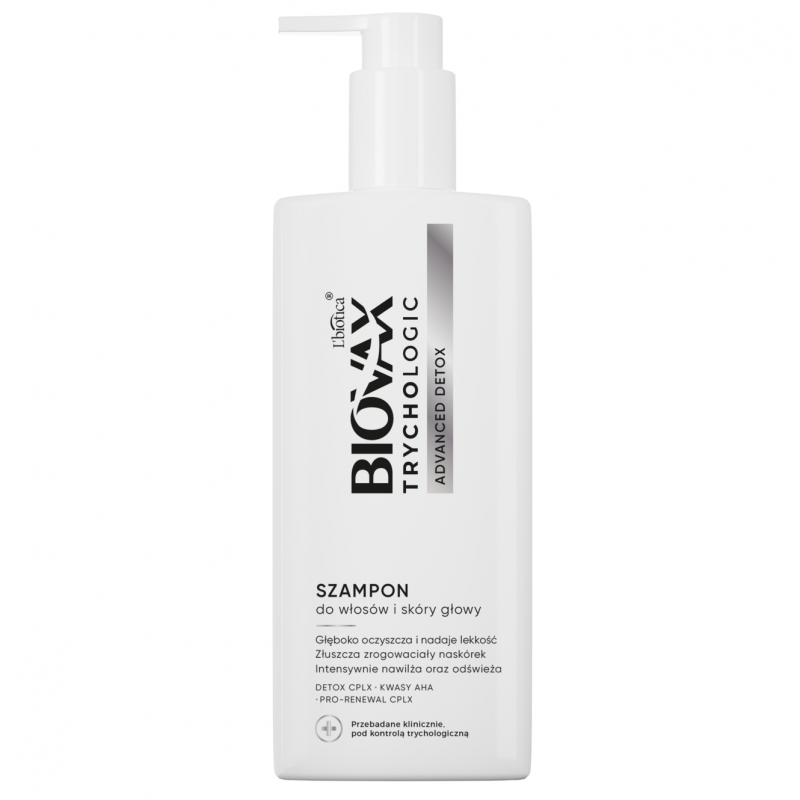 L'Biotica Biovax Trychologic Advanced Detox szampon do włosów i skóry głowy, 200 ml