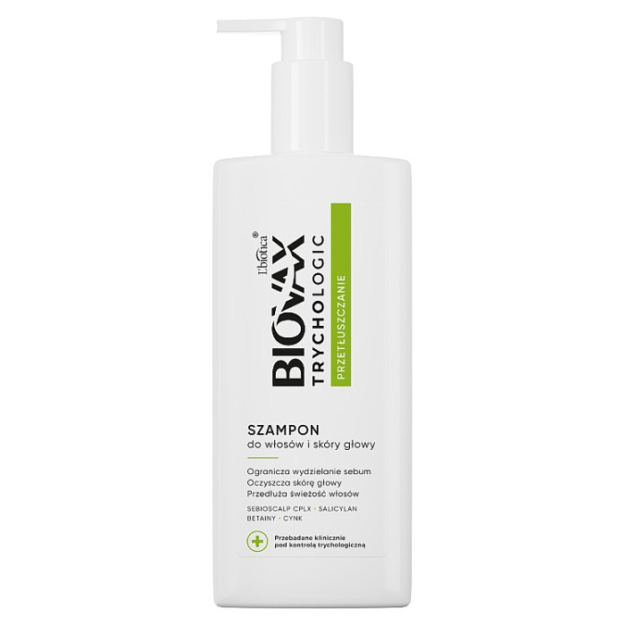 L'Biotica Biovax Trychologic Przetłuszczanie szampon do włosów i skóry głowy, 200 ml