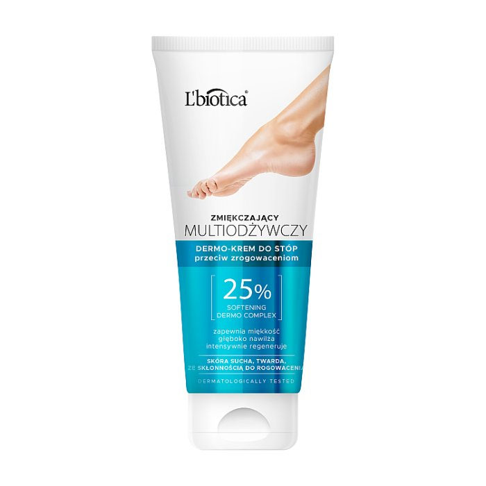 L'Biotica dermo-krem zmiękczający do stóp przeciw zrogowaceniom, 100 ml