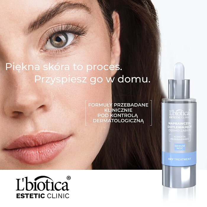 L'Biotica Estetic Clinic Oxy Treatment Naprawczo-dotleniający Dermo-zabieg Serum Noc 30 ml